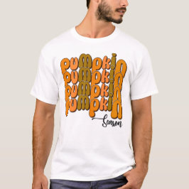 Pumpkin Season, Retro Autumn Thanksgiving T Shirt