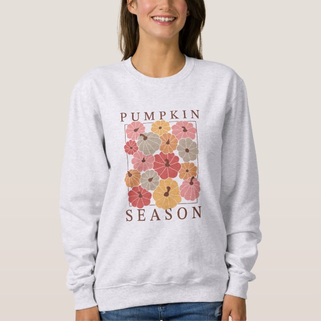 Pumpkin Season Sweatshirt T Shirt (Framsida)