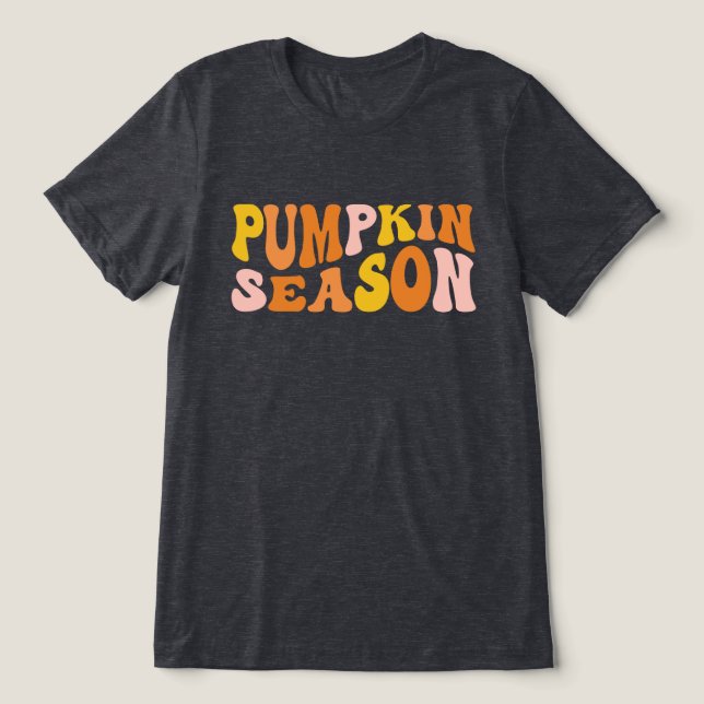 Pumpkin Season T Shirt (Design Framsida)