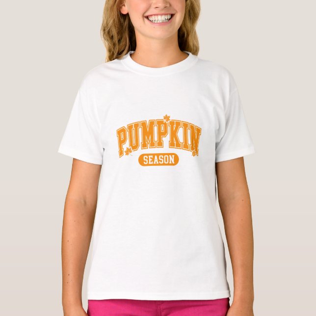 Pumpkin Season T Shirt (Framsida)