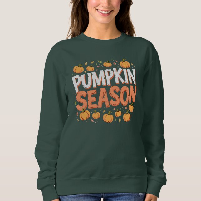 Pumpkin Season T Shirt (Framsida)