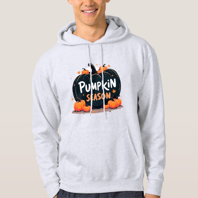 Pumpkin Season, Thanksgiving Day Hoodie (Framsida)