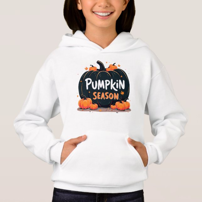 Pumpkin Season, Thanksgiving Day T Shirt (Framsida)