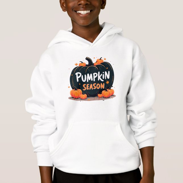 Pumpkin Season, Thanksgiving Day T Shirt (Framsida)