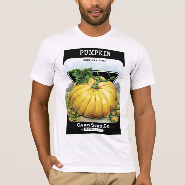 Pumpkin Seed Packet Label T-shirt (Framsida)