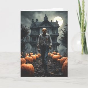 Pumpkin Seller Halloween Kort