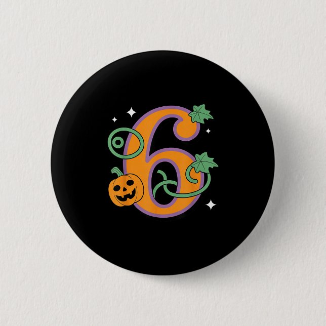 Pumpkin Six Seven 67 Matching 6 Halloween Couple  Knapp (Framsida)