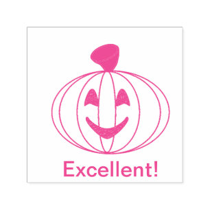 Pumpkin Självfärgande Stämpel