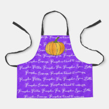 Pumpkin ska inte vara Shy BARN All-over Print Apro