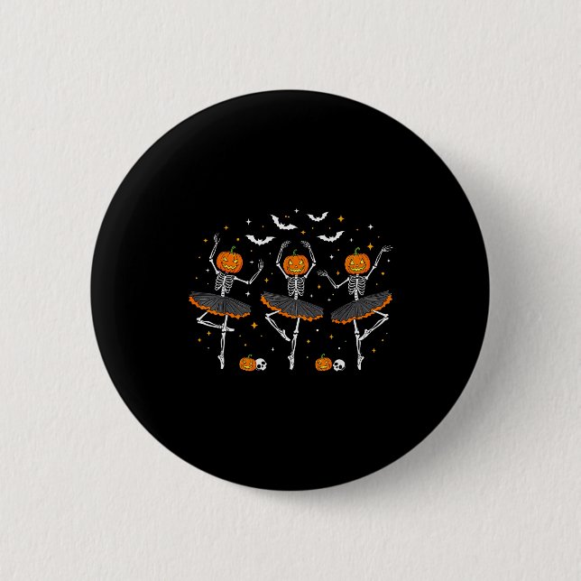 Pumpkin Skeleton Ballerinas Ballet Dance Girls Hal Knapp (Framsida)