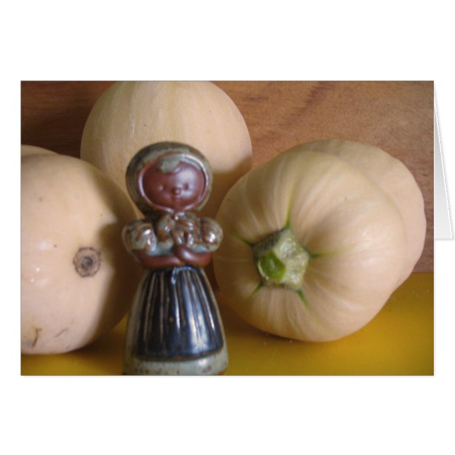 Pumpkin-skörd Hälsningskort (Framsidan Horizontal)