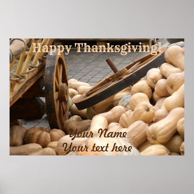 Pumpkin-skörd Poster (Framsidan)