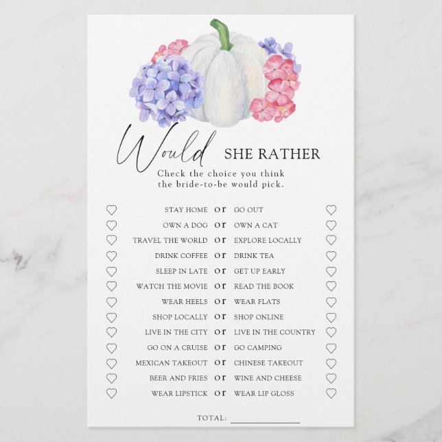 Pumpkin - skulle hon hellre vilja ha möhippa spel? (Framsida)