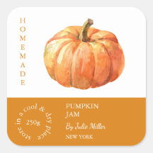 Pumpkin Small Business Label