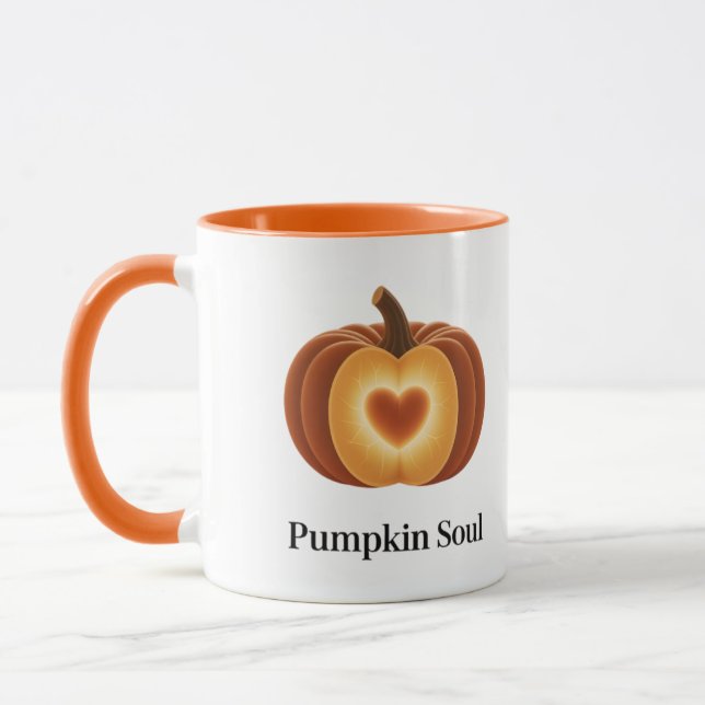 Pumpkin Soul – Autumn Coffee Mug Mugg (Vänster)