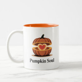 Pumpkin Soul Autumn Coffee Mug Två-Tonad Mugg