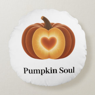 Pumpkin Soul – Autumn Decor Pillow Rund Kudde