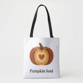 Pumpkin Soul – Cozy Fall Tote Bag Tygkasse