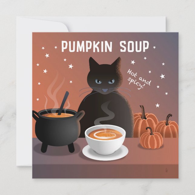 Pumpkin Soup-kort (Framsida)