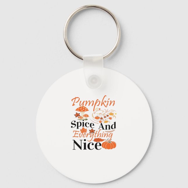 Pumpkin Spa och allt fint cute och roligt Mem Nyckelring (Framsida)