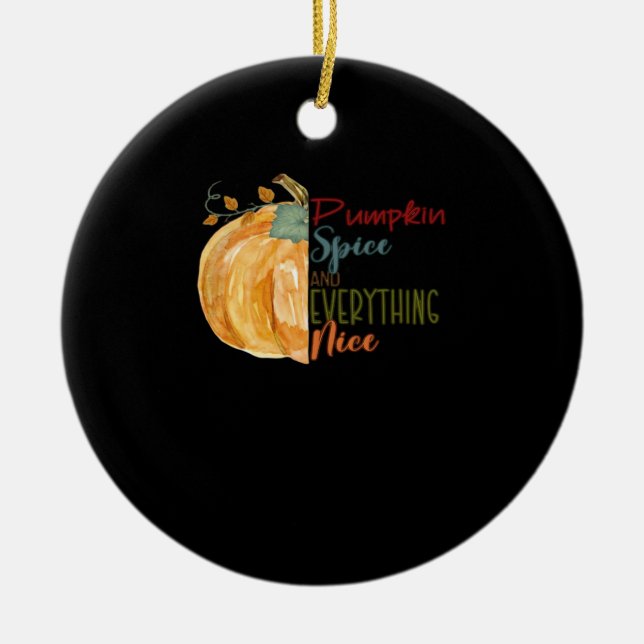 Pumpkin Spa och allt Nicecitat Basic Julgransprydnad Keramik (Framsidan)