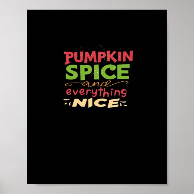 Pumpkin Spa och allt som är perfekt Poster (Framsidan)