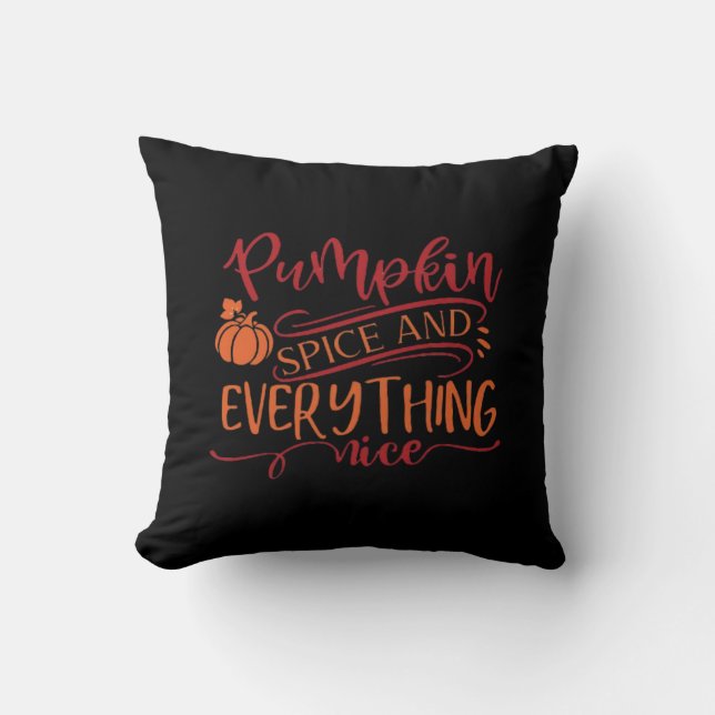 Pumpkin Spa och allt som är perfekt - roligt t Kudde (Framsida)