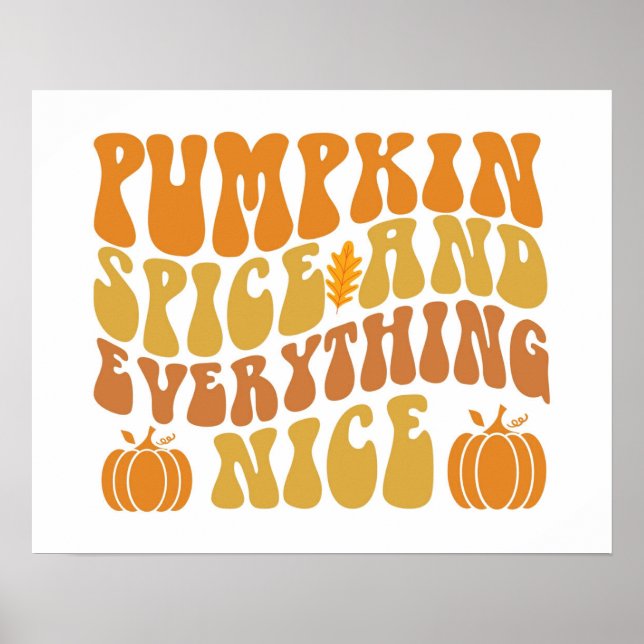 Pumpkin Spa och allt trevligt Poster (Framsidan)