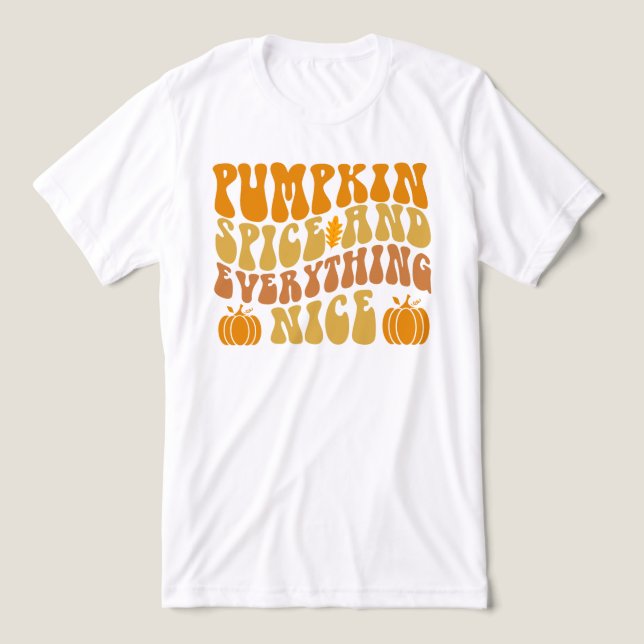 Pumpkin Spa och allt trevligt T Shirt (Design Framsida)