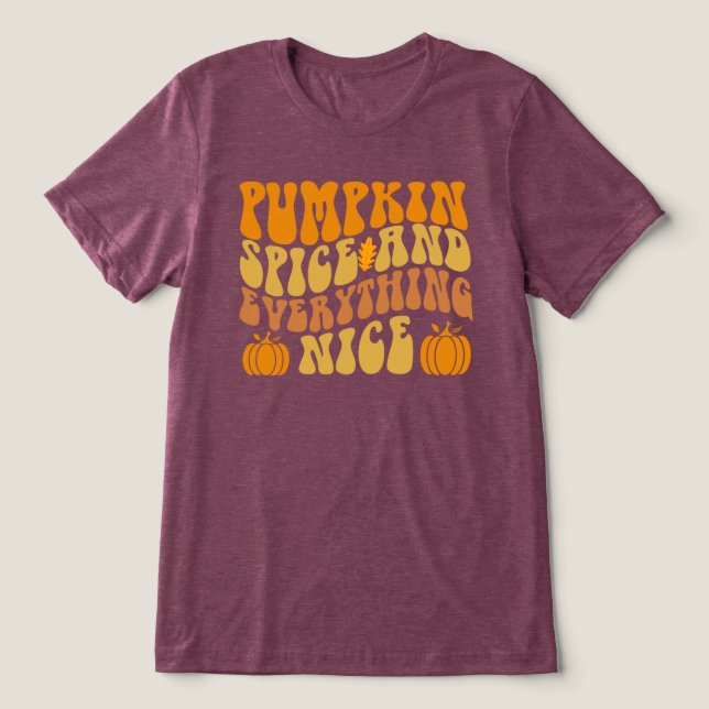 Pumpkin Spa och allt trevligt T Shirt (Design Framsida)