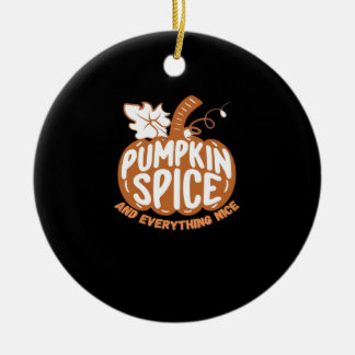 Pumpkin Spel och allt som är perfekt för slarvig d Julgransprydnad Keramik