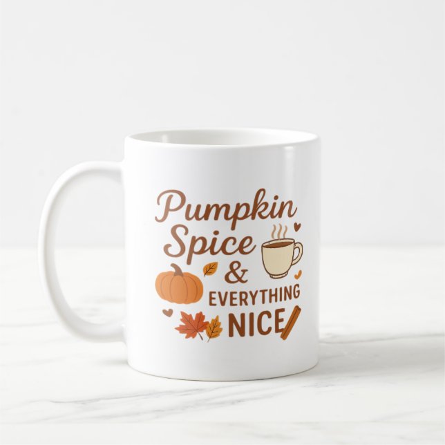 Pumpkin Spel och allt som passar perfekt Kaffemugg (Vänster)