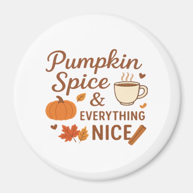 Pumpkin Spel och allt som passar perfekt Magnet (Framsidan)
