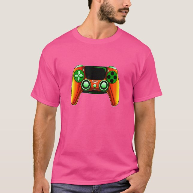 Pumpkin-spelkontroll T Shirt (Framsida)
