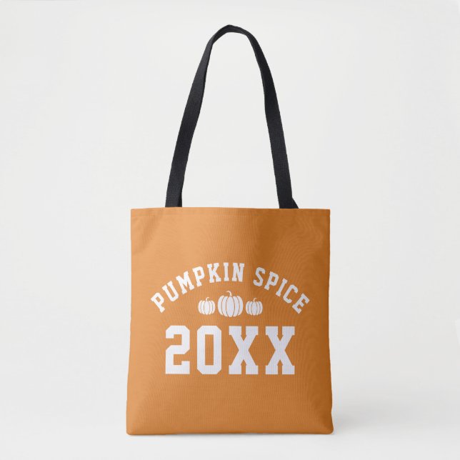 Pumpkin Spice 20XX År Tygkasse (Framsida)