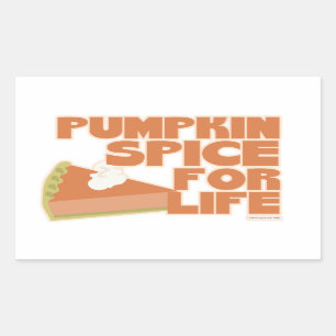 Pumpkin Spice 4 Life Rektangulärt Klistermärke