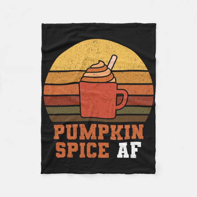 Pumpkin Spice Af - Fall Fleecefilt (Framsidan)