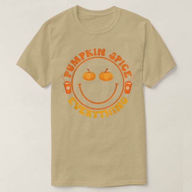 Pumpkin Spice All Älskare Cute Autumn Season T Shirt (Design framsida)