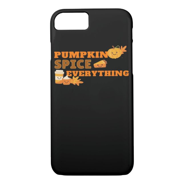 Pumpkin Spice All Classic Slogan-citat Case-Mate iPhone Skal (Baksida)