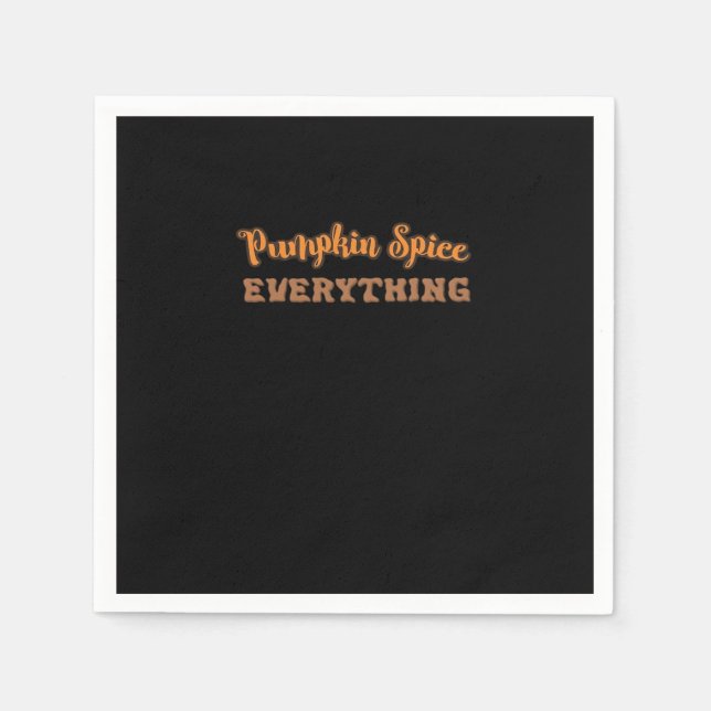 Pumpkin Spice All Essential Autumn Quote De Pappersservett (Framsidan)
