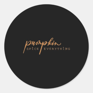 Pumpkin Spice All Essential Funny & Viral D Runt Klistermärke
