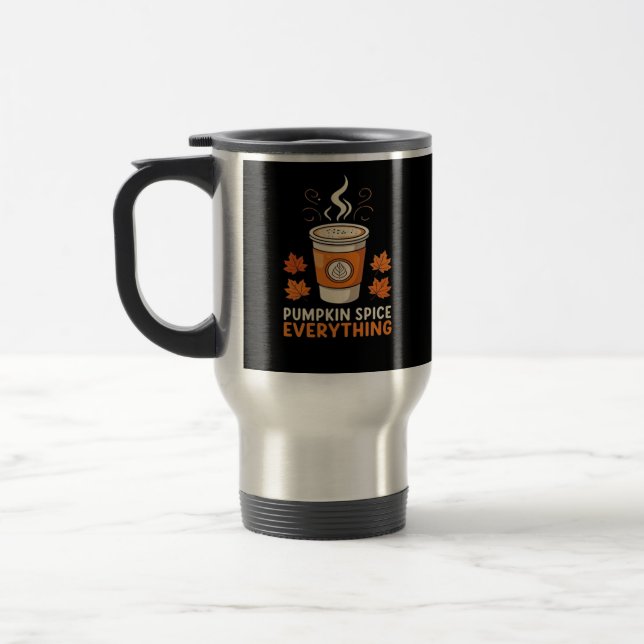 Pumpkin Spice All Fall Coffee Älskare Graphic Resemugg (Vänster)