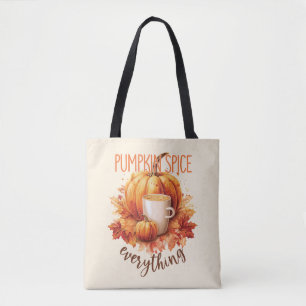 Pumpkin Spice All - Latte & Autumn Foliage Tygkasse