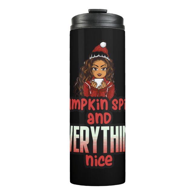 Pumpkin Spice & All Nice Black Girl Magic S (Framsida)