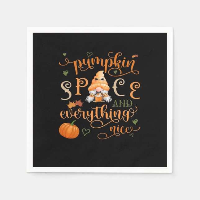 Pumpkin Spice & All Nice Essential Pappersservett (Framsidan)