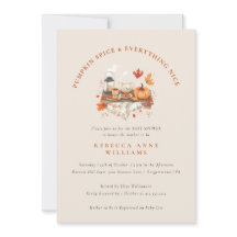 Pumpkin Spice & All Nice - Fall Baby Shower