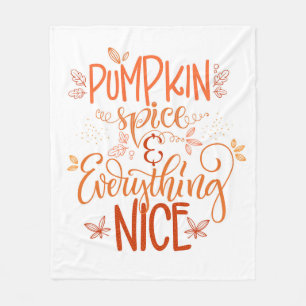 Pumpkin Spice & All Nice Fleecefilt