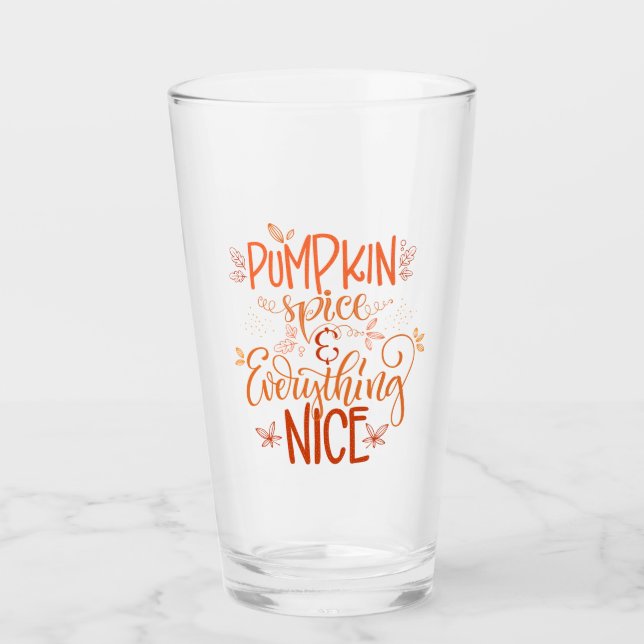 Pumpkin Spice & All Nice Glaskopp (Framsida)