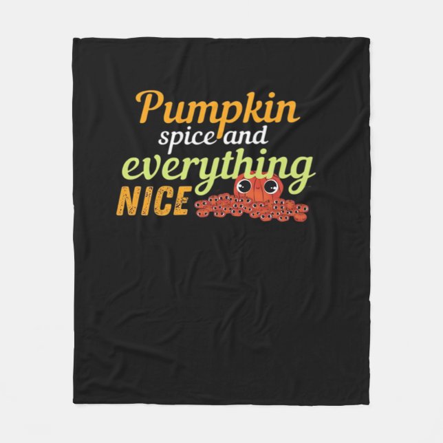 Pumpkin Spice & All Nice Halloween Basic De Fleecefilt (Framsidan)