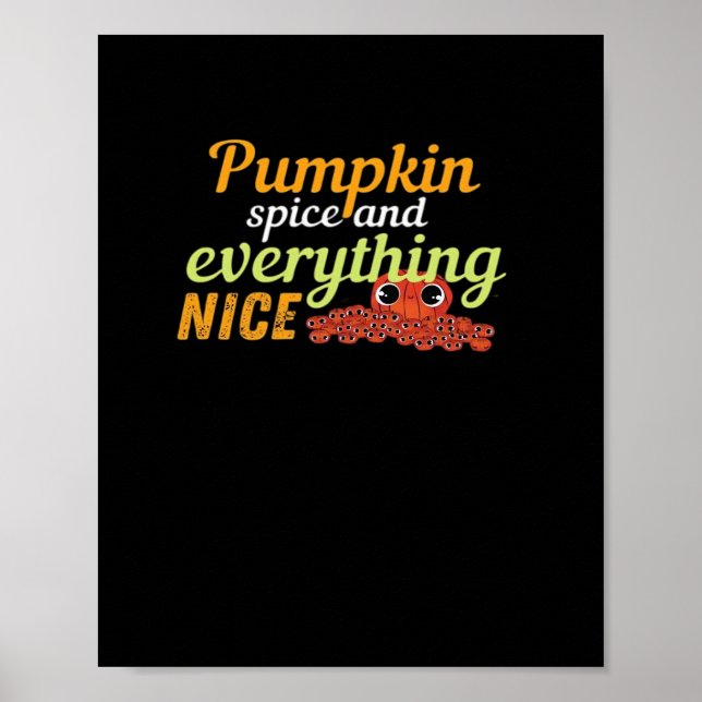 Pumpkin Spice & All Nice Halloween Basic De Poster (Framsidan)